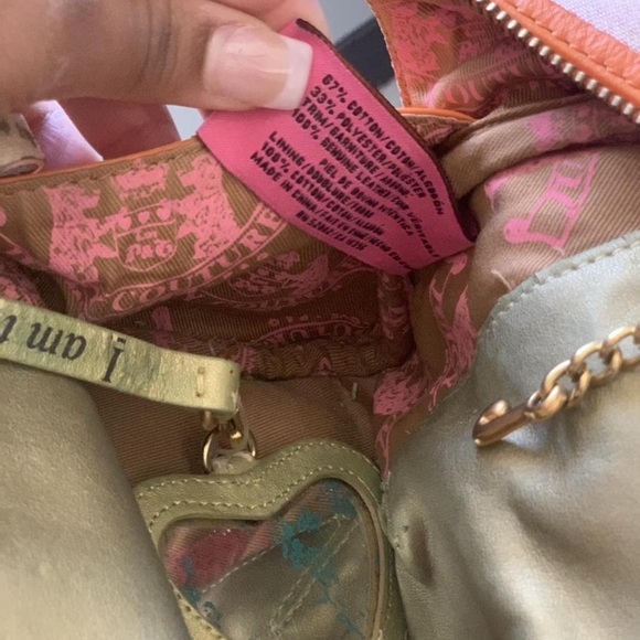 Juicy Couture Peach and Orange Satchel - Picture 7 of 7